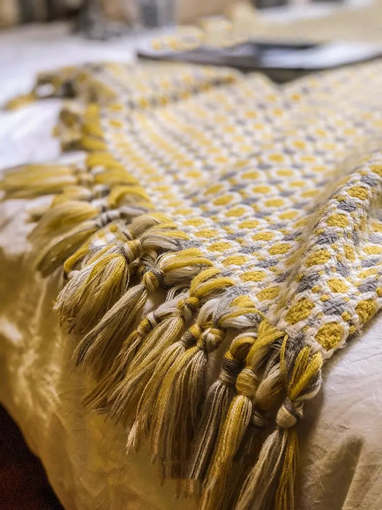 Sofa Blanket Cover Knitted Tassel Single Nap Batch