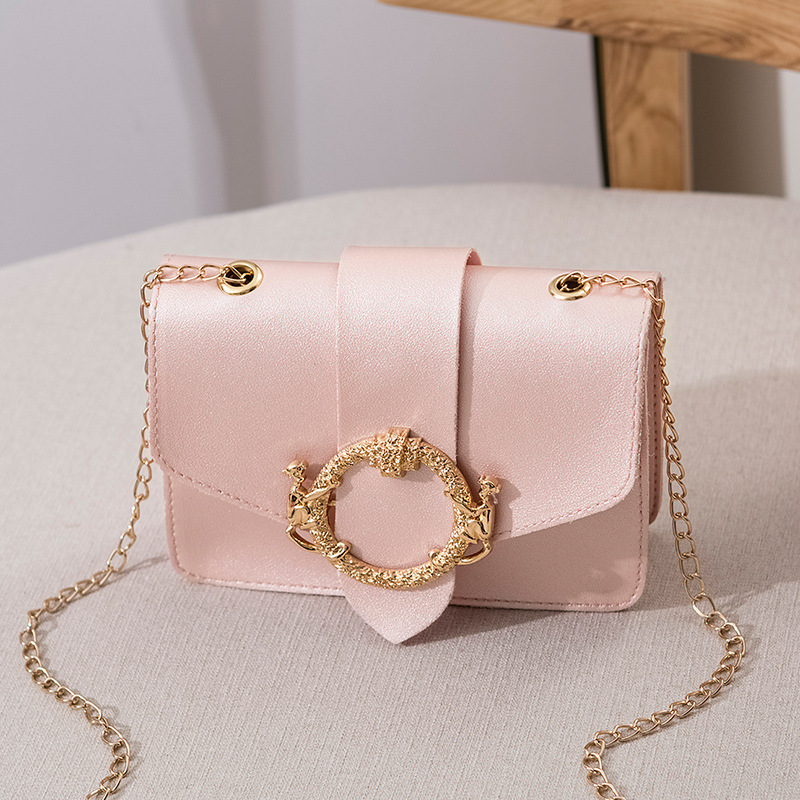 Korean Fashion Chain Small Square Bag Fashion One-Shoulder Messenger Mobile Phone Bag