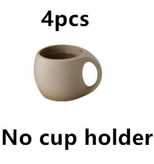 Mug no cup holder 4pcs