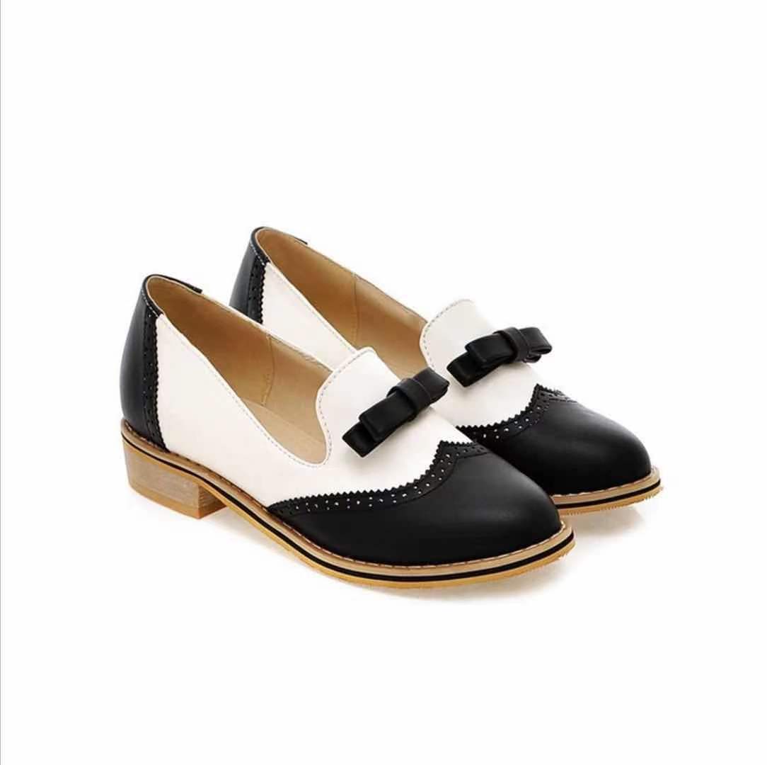 Women's Low-Top Flat Heel Round Toe Color Matching Spring Flat Women's Shoes