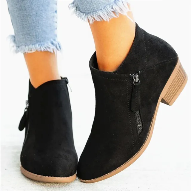 Ladies short boots Black - Shop at LoveMi