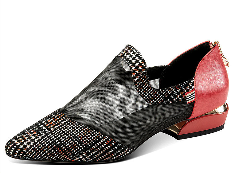 Mesh Toe Cap Sandals