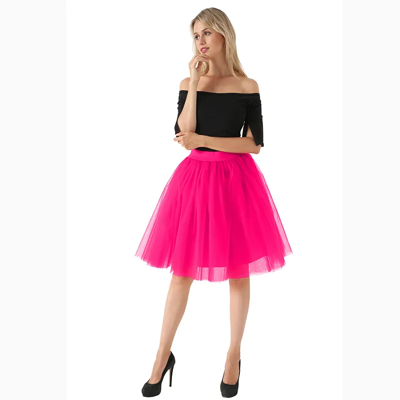 Women's Fashion Skirt Wedding Banquet Dress - Rose Red