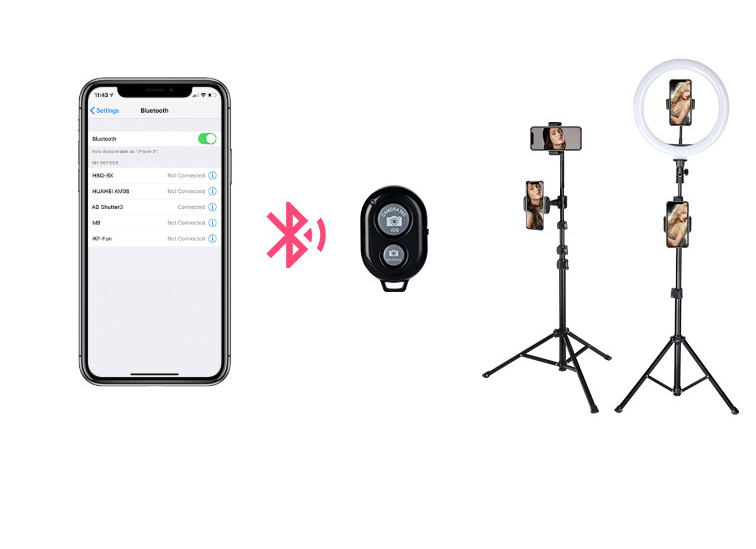 Portable 10-Inch Ring Light with Tripod Stand & Phone Mount - main product image