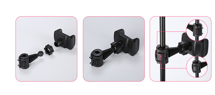 Portable 10-Inch Ring Light with Tripod Stand & Phone Mount thumbnail 2