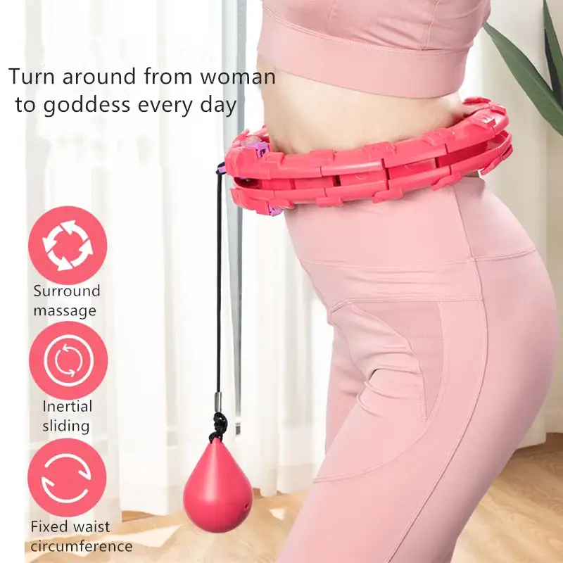 Sports Ring Yoga Home Fitness Smart Ring Ring Does Not Fall Adjustable Waist Abdominal Weight Loss