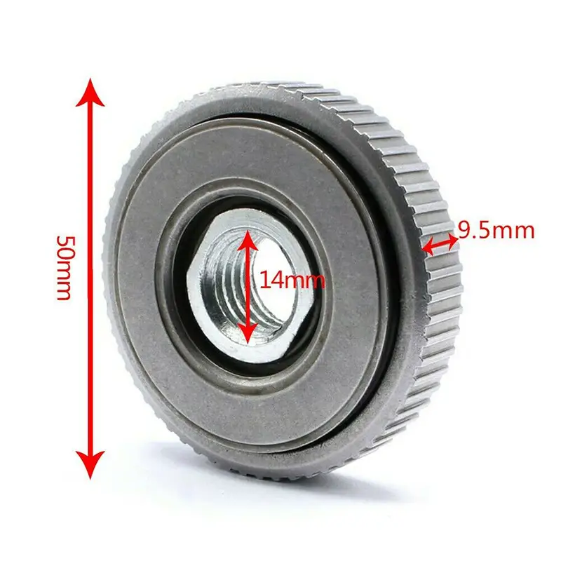 3-Piece Portable M14 Angle Grinder Locking Plate Chuck Angle Grinder Fast Clamp Locking Plate