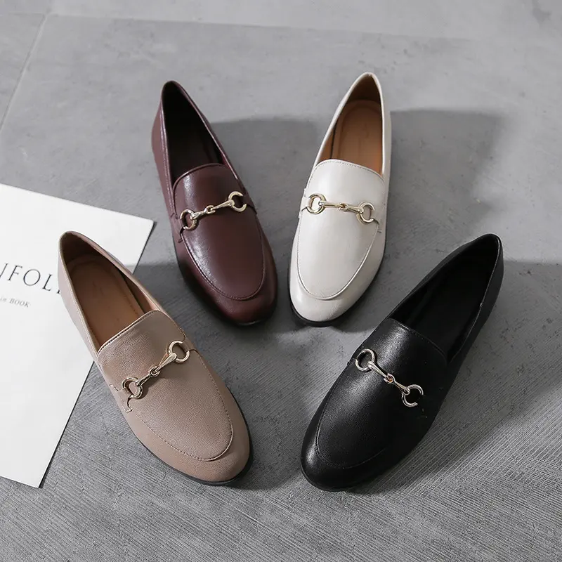 Single Shoes Women New Small Leather British College Style