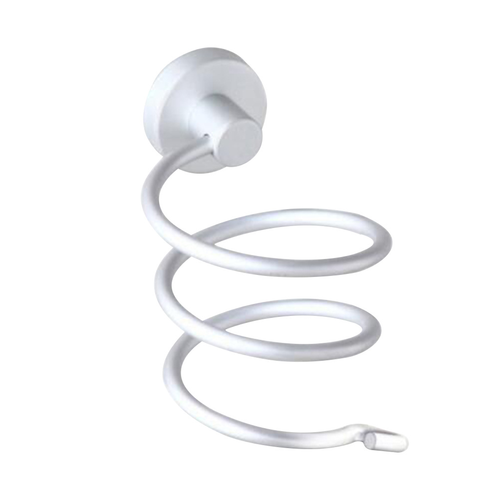 Hair Dryer Air Duct Rack Bathroom Multi Function Non Punching Storage Rack High Quality Space Aluminum Hair Dryer Storage Rack