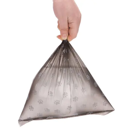 Pet Supplies Dog Cleaning Waste Garbage Bags Printed Footprints