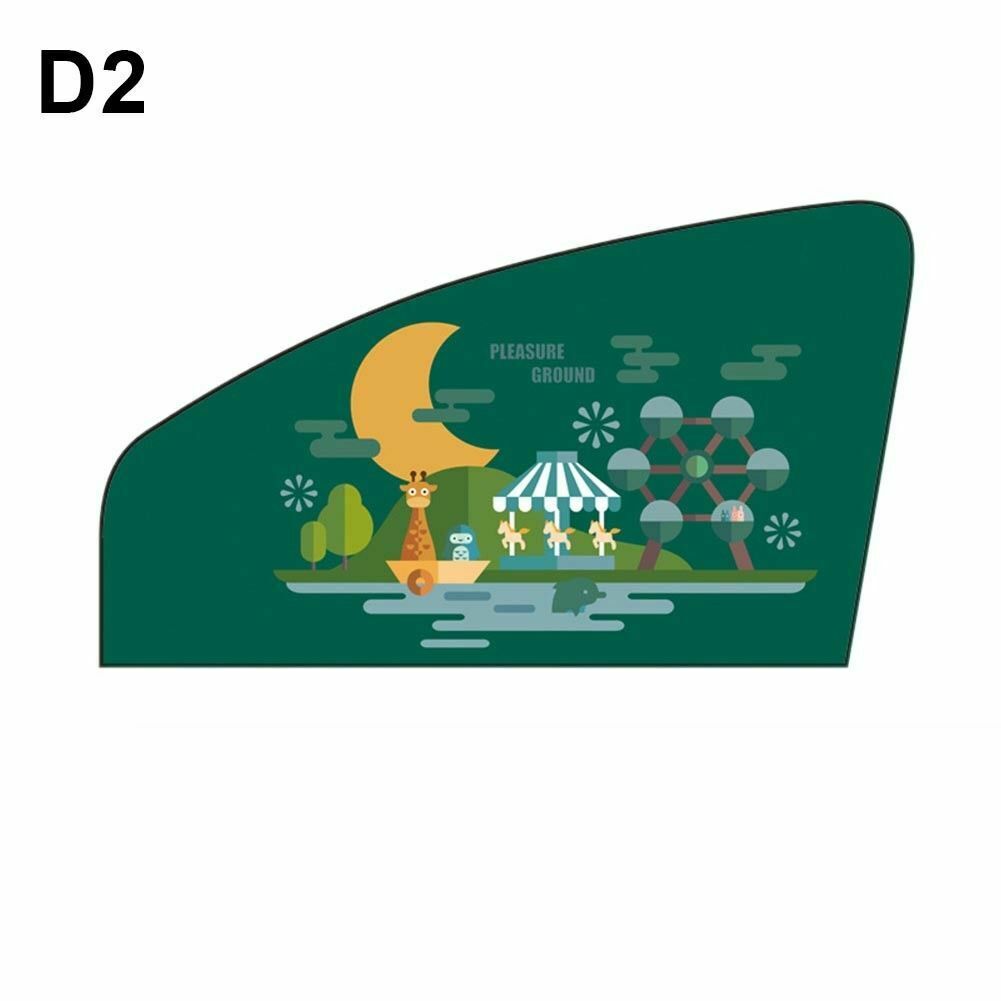 PUB  car-styling Car Side Sunshade Cartoon Curtain Window Sun Curtain For Boys Kids Curtains Cars Rear Side Car Accessories