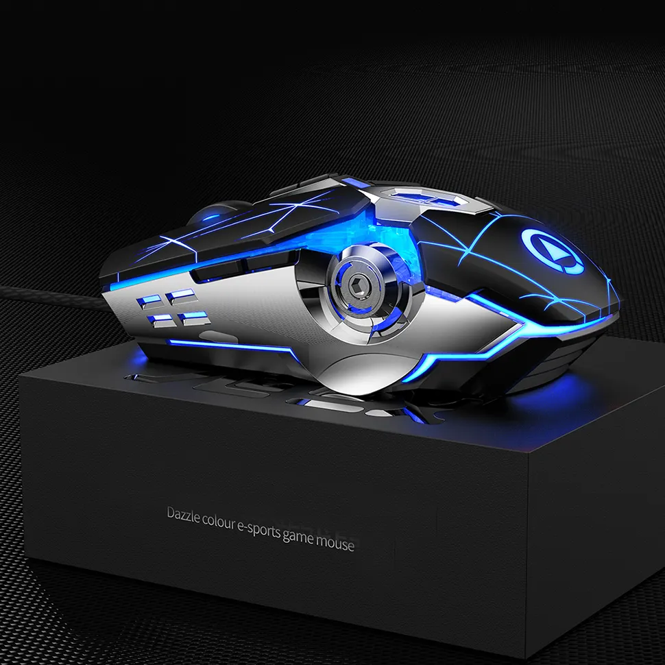 Gaming Mouse Wired Silent Mechanical Computer Desktop