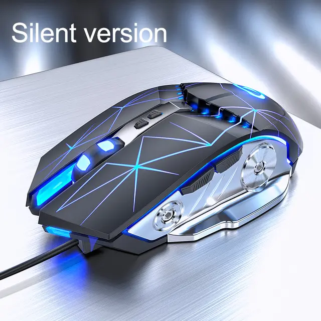 Gaming Mouse Wired Silent Mechanical Computer Desktop