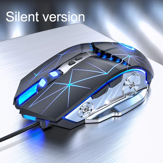 Gaming Mouse Wired Silent Gaming Mechanical Computer Desktop Notebook Office – image 5