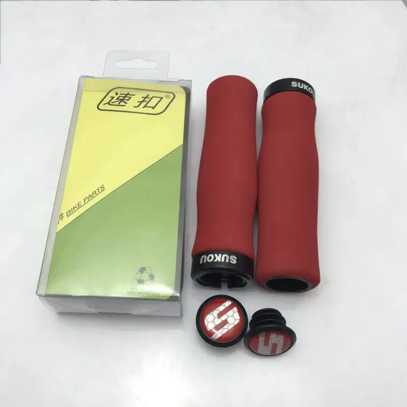 Speed Buckle Mountain Bike Bicycle Grip Cover Comfortable Sponge Dead Fly Silicone Cover Bicycle Accessories Equipped With Non-Slip Grip Cover
