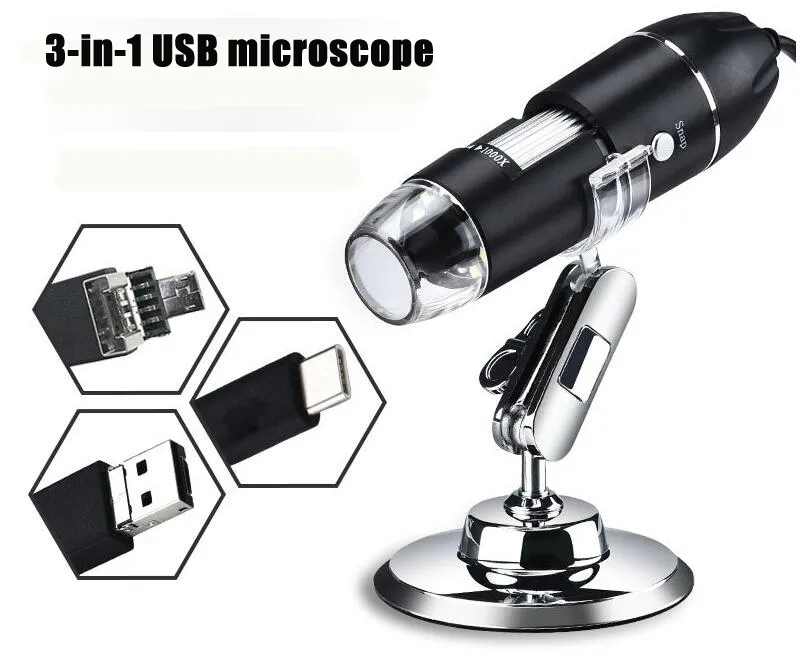 Customized the New 1000 Times Portable High-definition Digital Microscope