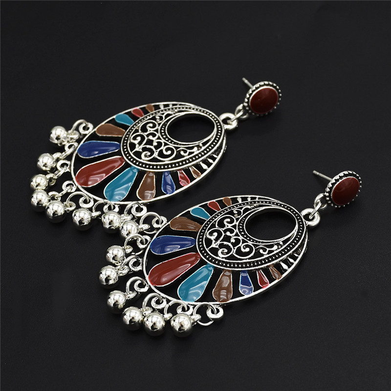 Fashion Water Drop Tassel Earrings Scenic Spot