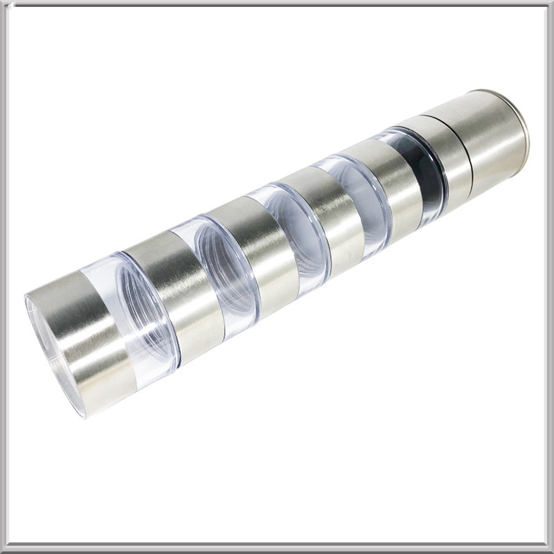 Manual Pepper Grinder Barbecue Seasoning Grinder  Multi-Function Pepper Grinder  Ceramic Grinding Core Adjustment