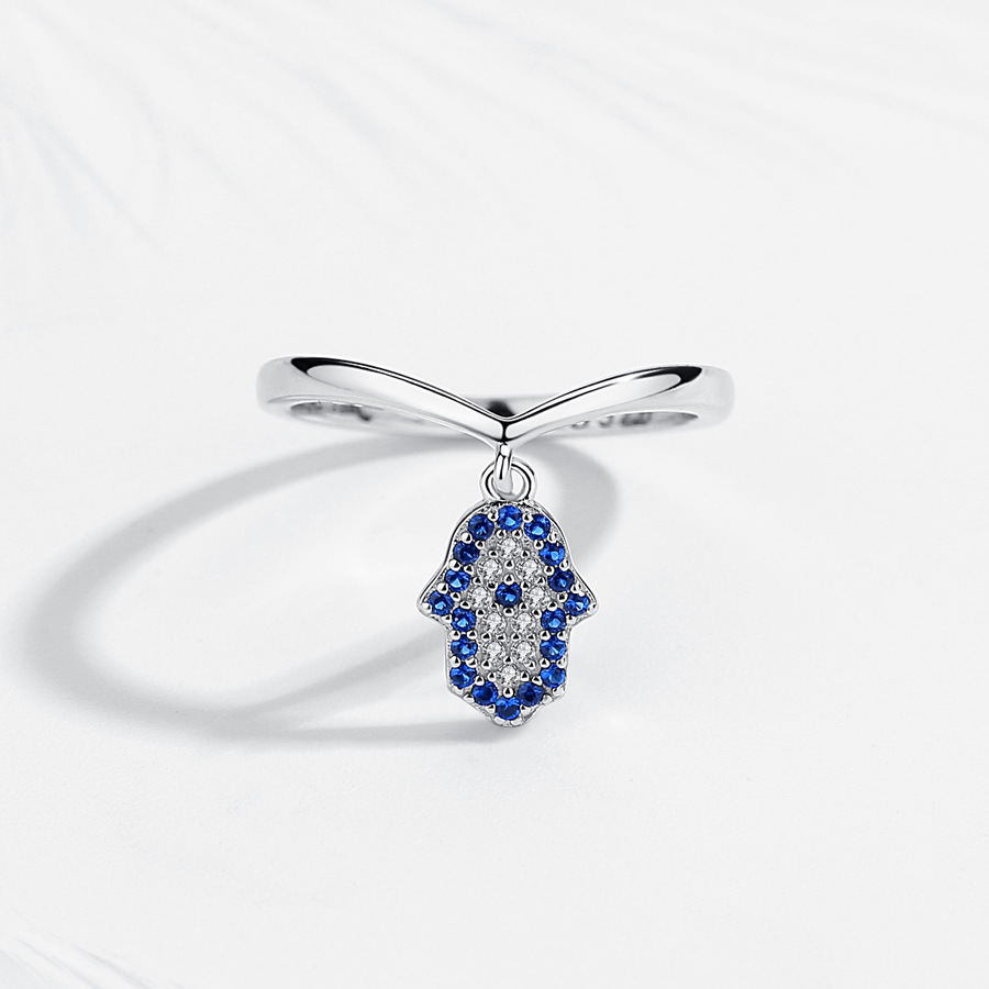 Tongzhe S925 Sterling Silver Women'S Ring Cross-Border Hot-Selling Silver Jewelry Simple Women'S Ring Silver Jewelry In Stock One Drop Shipping