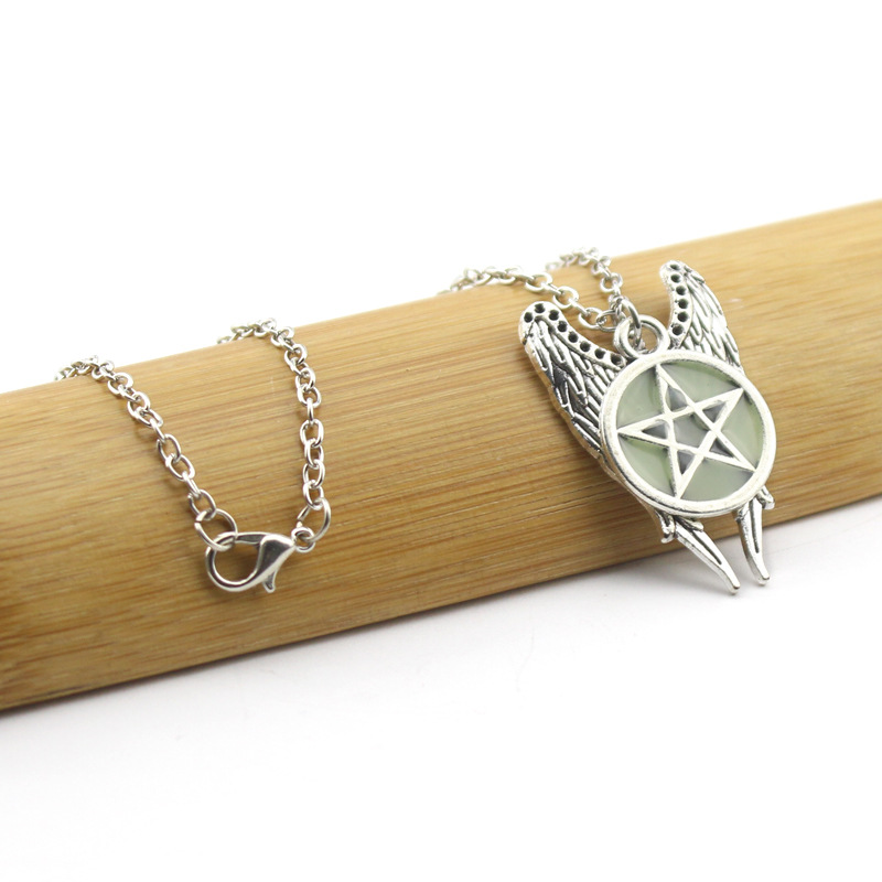 Five-Pointed Star Luminous Necklace Pendant