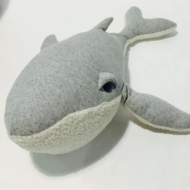 Whale Dolphin Pillow Super Soft Marine Animal Pillow Baby Toy White - Shop at LoveMi