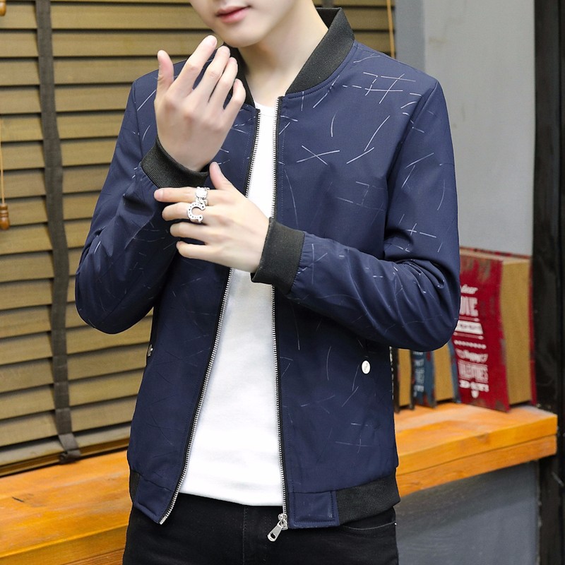 Men's Jacket Thin Men's Casual Slim Fit Plus Size Jacket