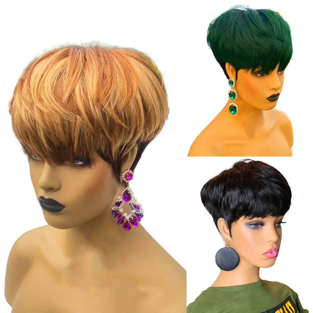 Wigs Female Wig Short Hair Wig Straight Bob Wig