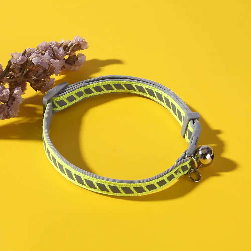 Pet Collars Reflective Plastic Buckle Outdoor Pet-Walking Cat Dog