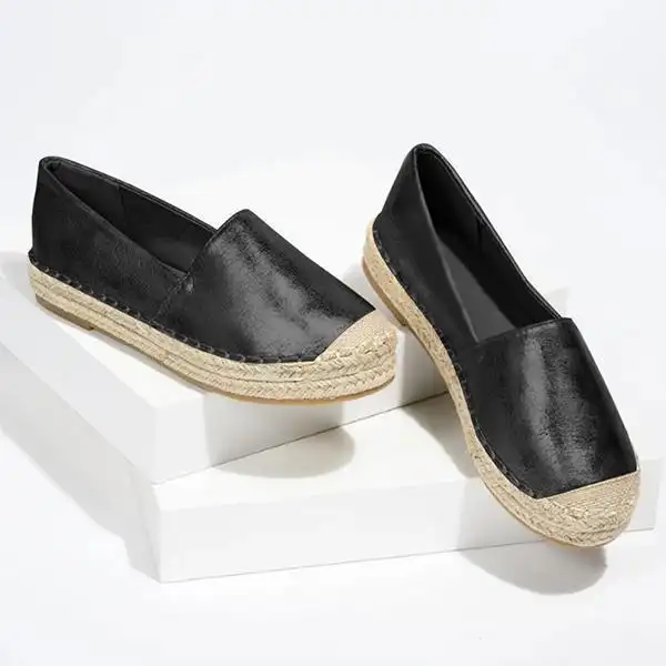 Flat Straw Women's Shoes Single Shoes