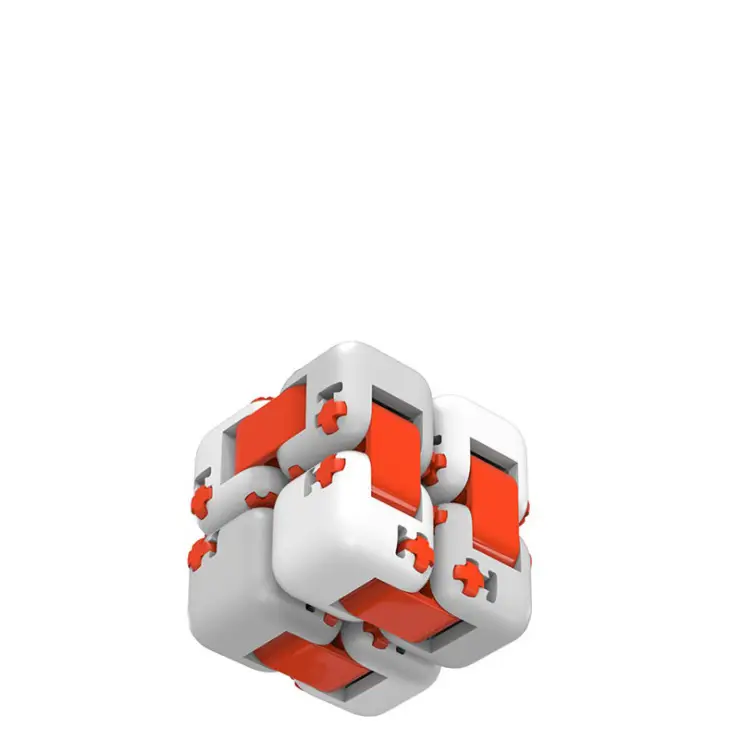 Fingertip Building Block Decompression Artifact Puzzle Free Assembling Building Block Toy Unlimited Rubik'S Cube