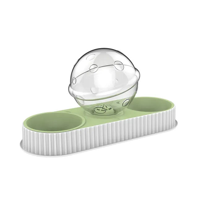Plastic Pet Feeding Drinkers Cat Dog Automatic Feeder Drinking Animal Pet Bowl Water Bowl For Pets Dog Automatic Drinkers Green - Shop at LoveMi