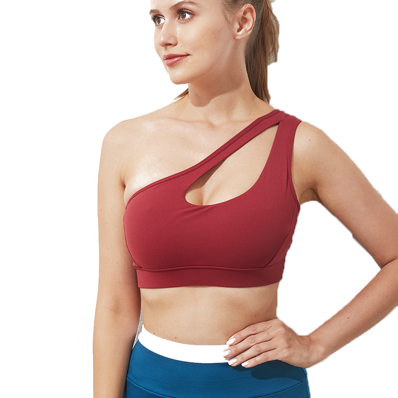 Title 3, One-shoulder Hollow Underwear Shockproof And Qu...