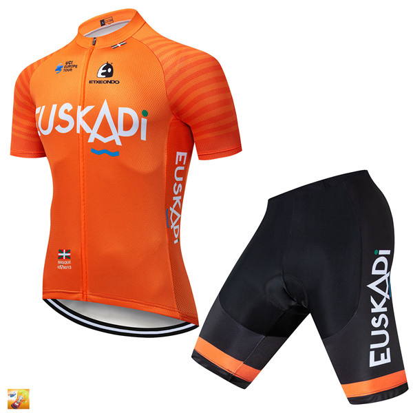 Orange Short Sleeve 12D Cycling Jersey Summer Sports Suit — foto 11