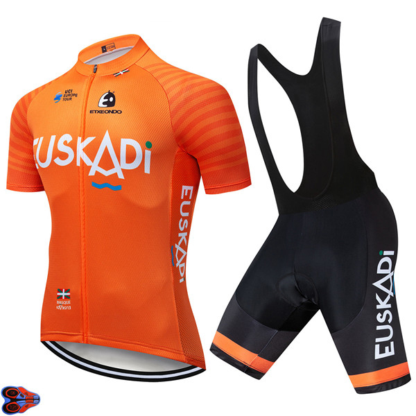 Orange Short Sleeve 12D Cycling Jersey Summer Sports Suit — foto 3