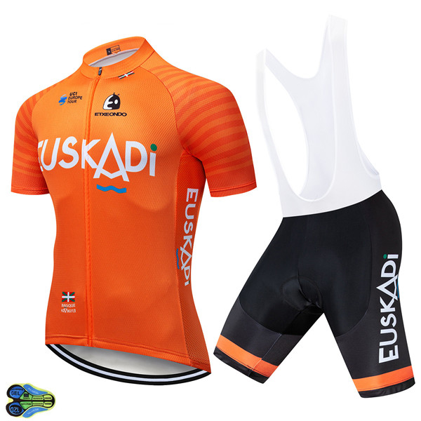 Orange Short Sleeve 12D Cycling Jersey Summer Sports Suit — foto 7