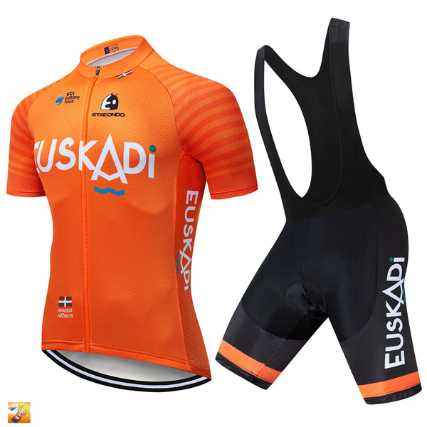 Orange Short Sleeve 12D Cycling Jersey Summer Sports Suit — foto 9
