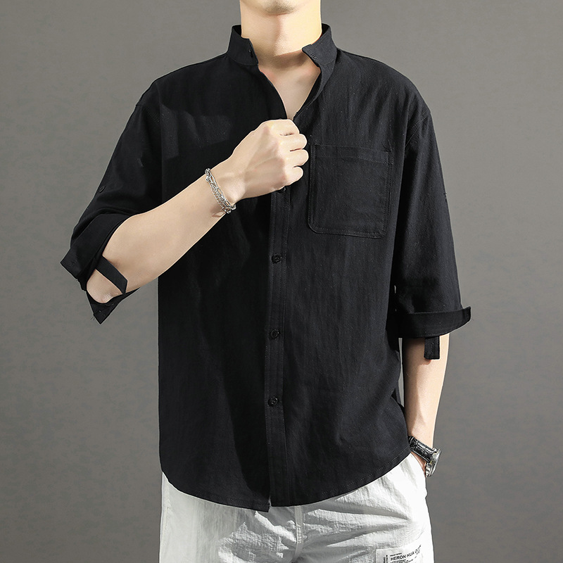 Title 5, Linen Shirt Men