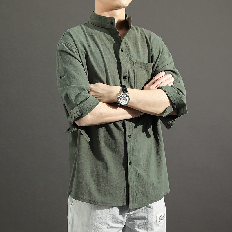 Title 3, Linen Shirt Men