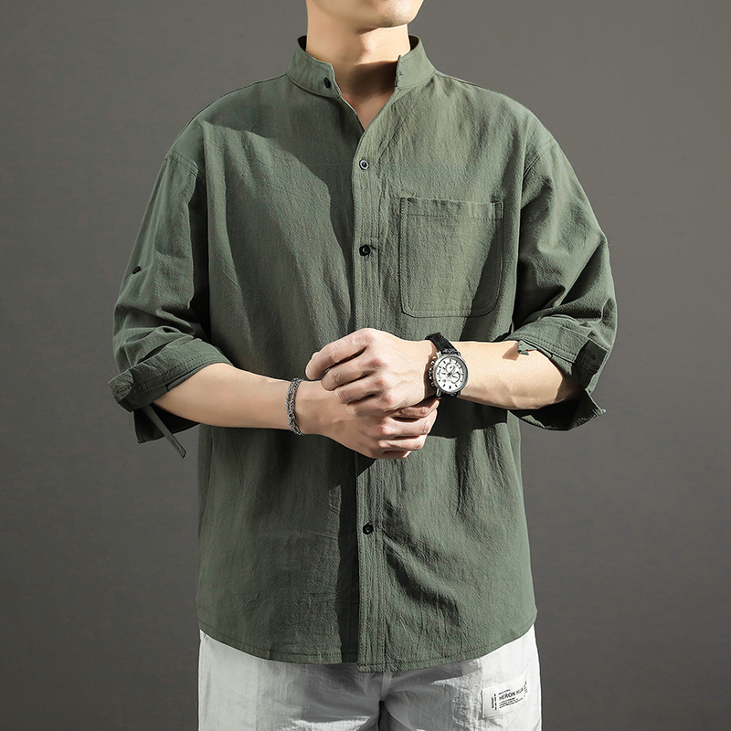 Title 4, Linen Shirt Men