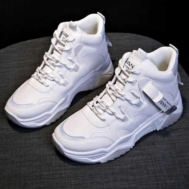 White Running Women Chunky Sport Shoes Woman Spring Summer Platform Sneakers Grey - Shop at LoveMi