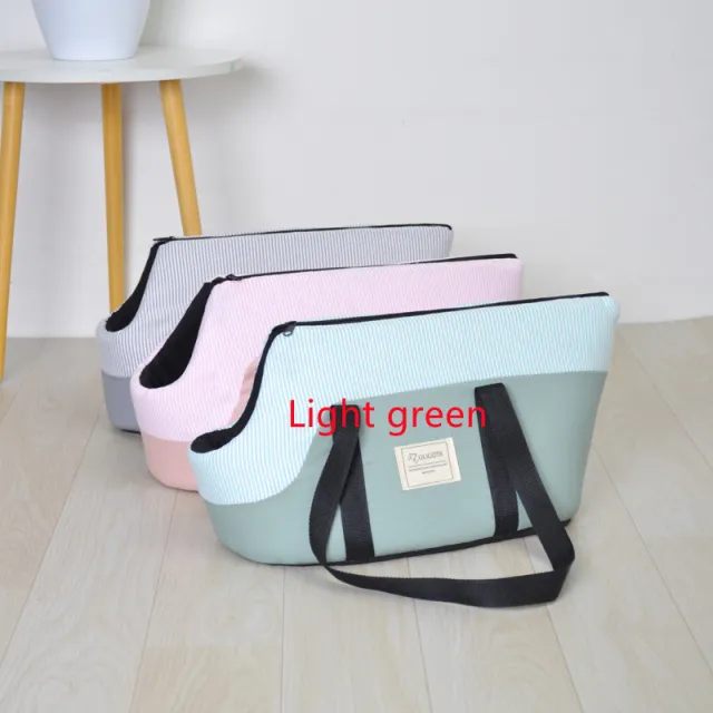 Pet Backpack One Shoulder Breathable And Portable Light Green - Shop at LoveMi