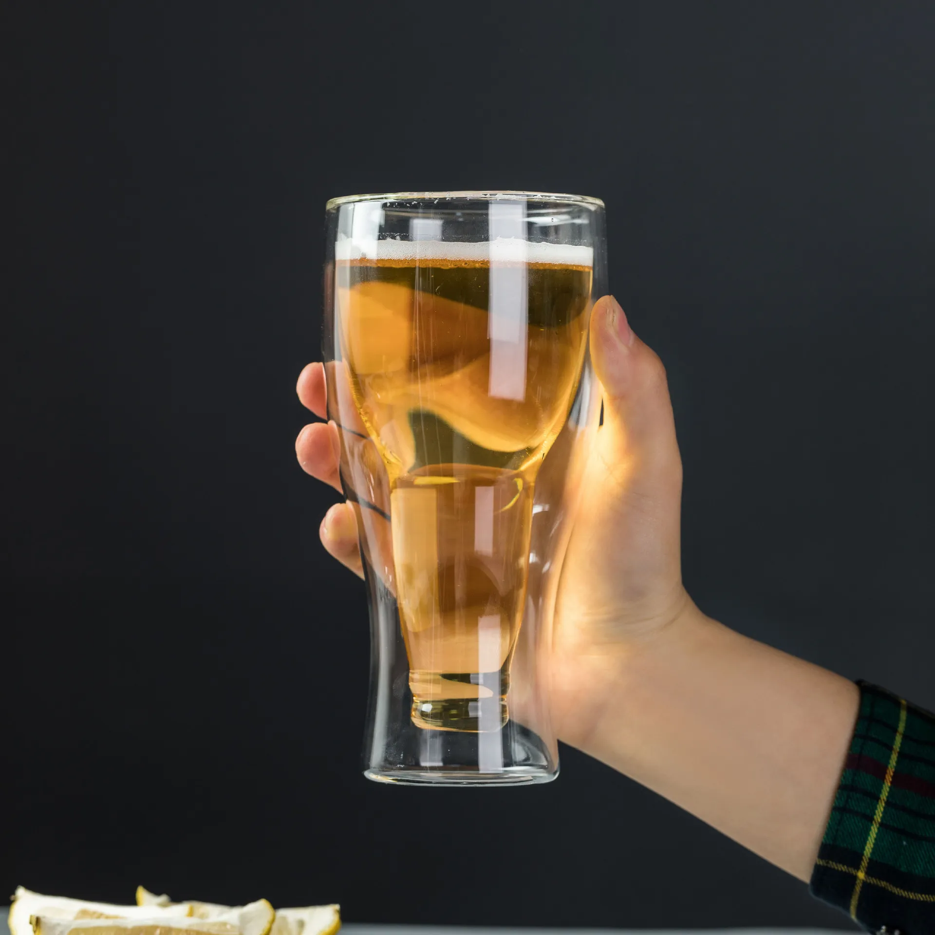 Creative Cocktail Wineglass Mug Double Wall Mugs Beer Wine Glasses Whiskey Champagne Glass – image 8