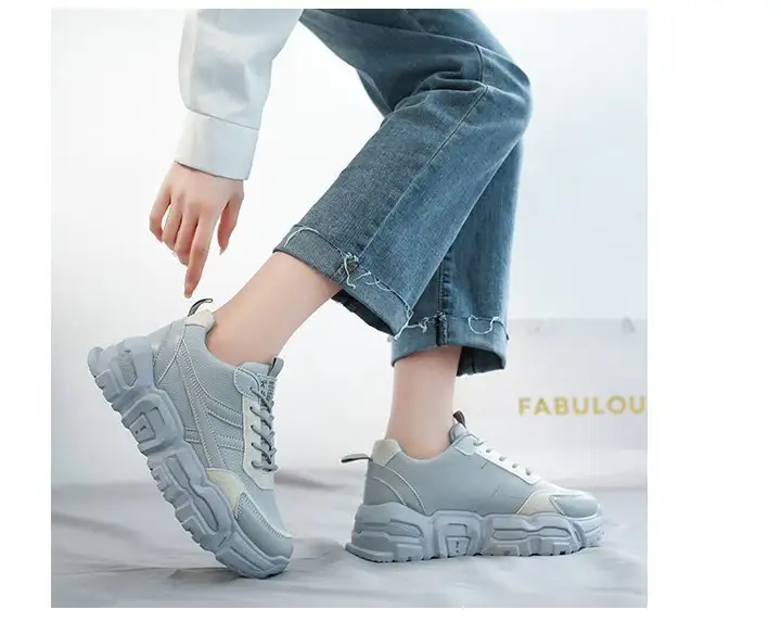 Spring Korean Student Lace-up Casual Sneakers