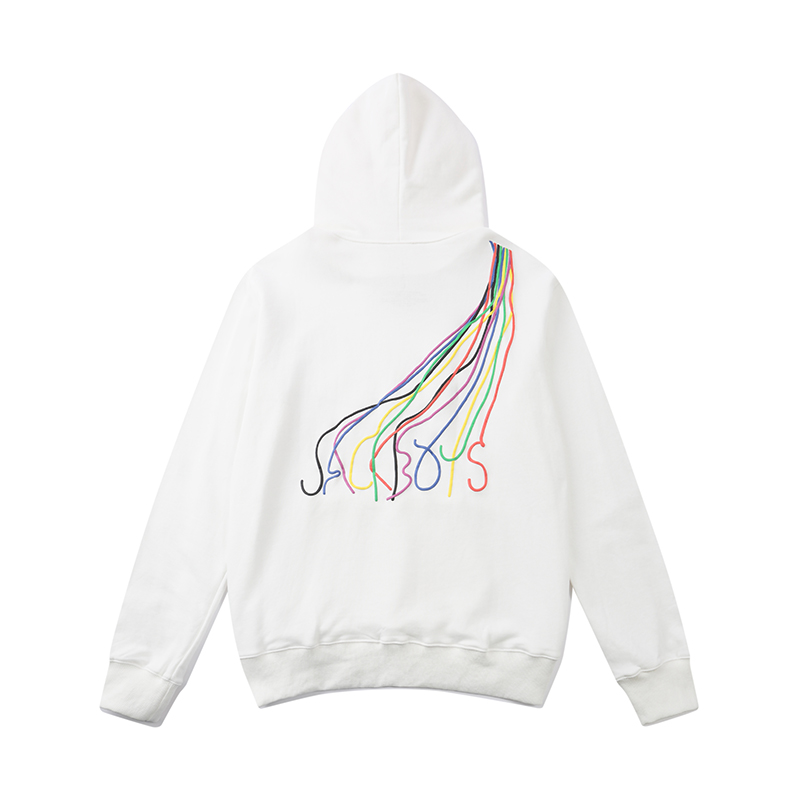 Three-Dimensional Color Line Hoodie Hoodie