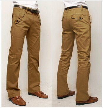 Color Block Men's Denim Trousers