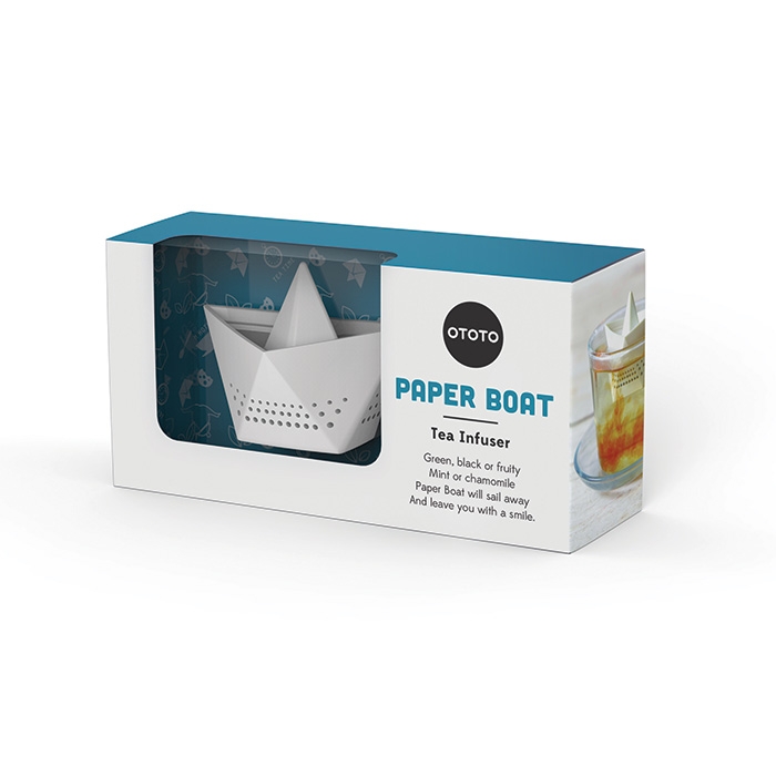 Paper boat tea strainer floating tea maker tea strainer