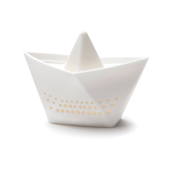Paper boat tea strainer floating tea maker tea strainer