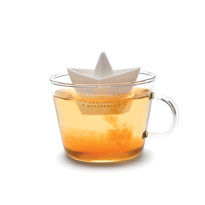 Paper boat tea strainer floating tea maker tea strainer