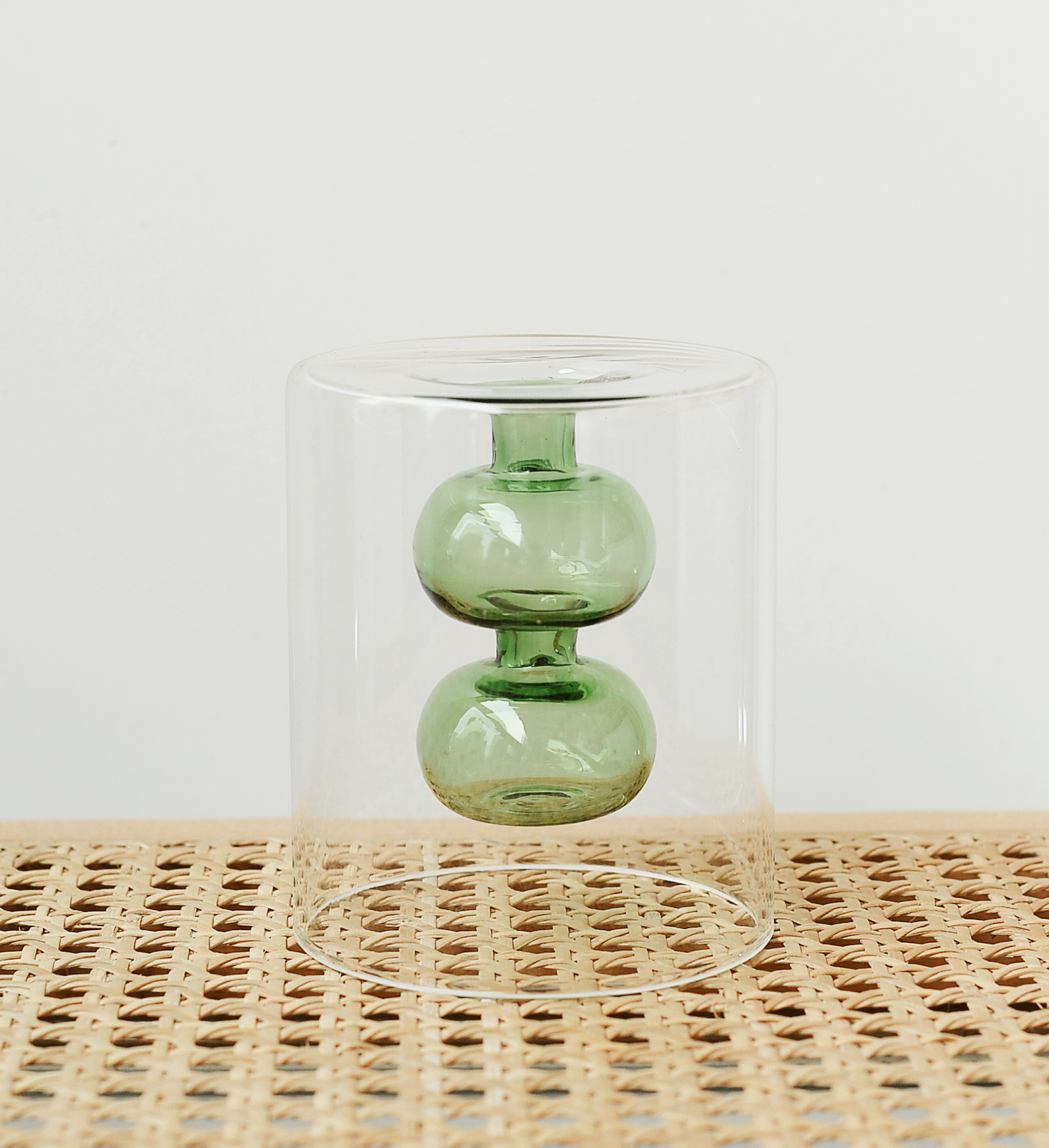 Retro Stained Glass Vase Gourd Hydroponic Flower Plant — foto 12