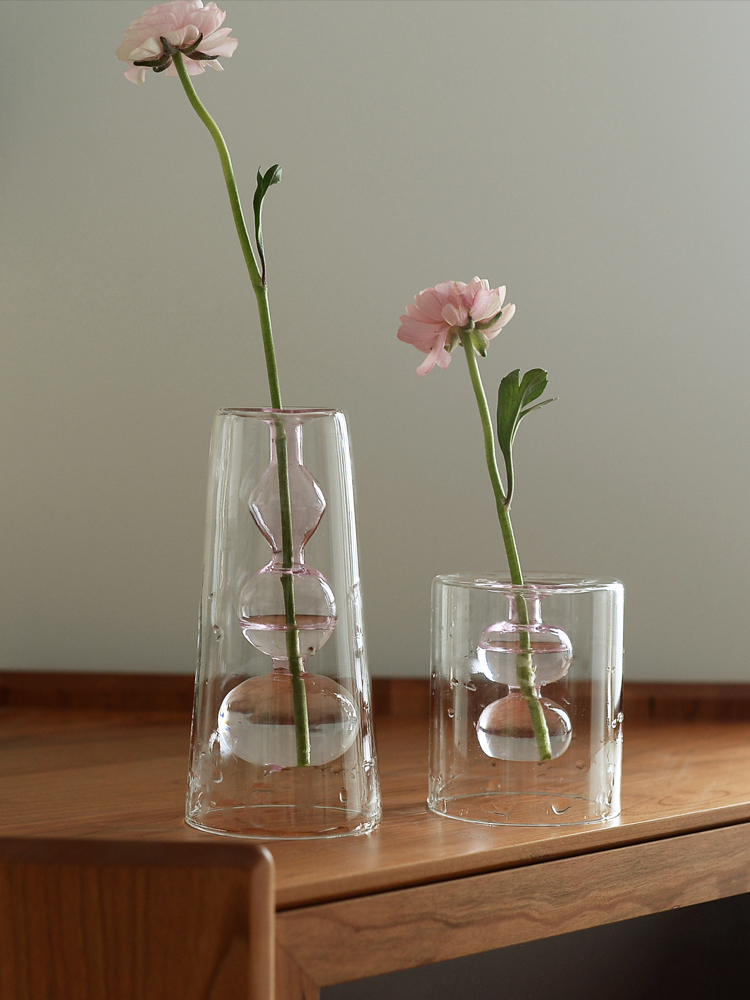 Retro Stained Glass Vase Gourd Hydroponic Flower Plant — foto 6